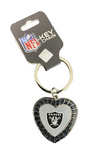 Heart Shaped Keychain Raiders | eBay