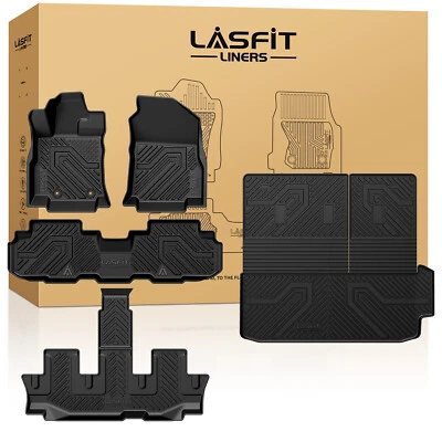 LASFIT TPE Floor Mats for Subaru Ascent 2019-2026 TPE Cargo Mat with Seatback Foto 1 de 4