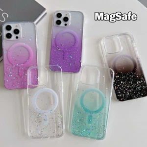 Funda protectora epoxi con iPhone 15 14 Pro Max 13 12 11 imán brillante - Imagen 1 de 13