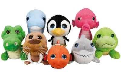 OCEAN BUDDIES TCC BIG HEADZ OCEAN BUDDIES PELUCHE ANIMALI SUPERSOFT 21CM 15DIVERSI A SCELTA NUOVO