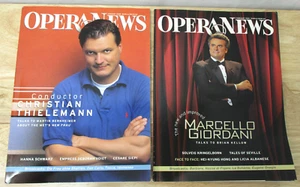 2 Opera News Magazines, Jan & Feb 2002, Christian Theilemann, Marcello Giordani - Foto 1 di 7