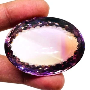 VVS 217 Cts Certified Natural Ametrine 48x35mm Oval Cut Untreated Loose Gemstone - Picture 1 of 13