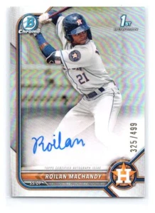 2022 Bowman Chrome #CPA-RM Roilan Machandy Prospect Autographs Refractor #/499 - Picture 1 of 2
