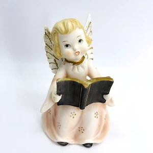 VINTAGE MID CENTURY 50ER JAHRE LEFTON HIMMLISCHER CHOR SINGENDER ENGEL KERAMIK FIGUR - LESEN! - Bild 1 von 13