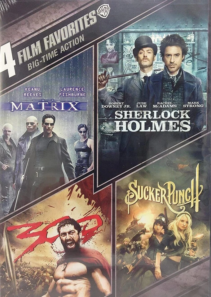 4 Film Favorites: Big Time Action (DVD, 2009, Widescreen) Free Shipping! - Image 1 of 1