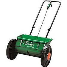 EVENGREEN DROP SPREADER ROCK SALT LAWN FERTILISER SEED SOWER