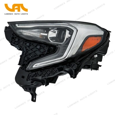 Factory Driver Left For 2018-21 GMC Terrain HID Headlight Assembly Chrome Clear - Изображение 1 из 4