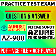 Get Ahead in Azure: Latest AZ-900 Exam Dumps in PDF and VCE Formats -Aug Update