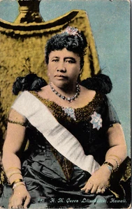 HAWAII - H.M. REINA LILIUOKALANI - POSTAL PUBLICITARIA PARA HAWAII - Imagen 1 de 2