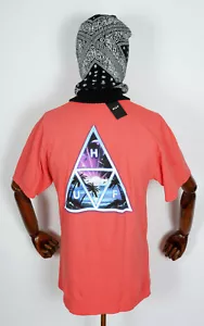 Camiseta Huf Worldwide Skateboard Camiseta Space Beach Triple Triángulo Cayena en S - Imagen 1 de 2