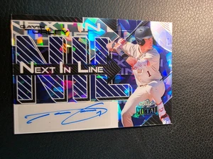 2025 Leaf Metal Baseball Gavin Turley Blue Crystal Next in Line Auto 15/15 - Picture 1 of 2