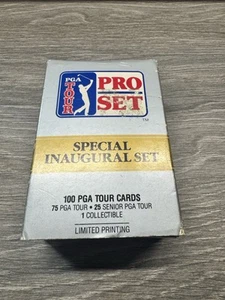 PGA Tour Partners Special Inaugural Golf card set 100 1991 Pro Set Open box exce - Picture 1 of 2