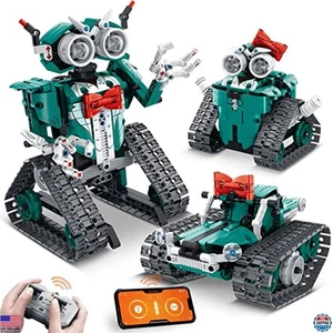 3-in-1 Remote Control STEM Building Kit for Kids 8-12 - 440 Pcs Robot Car Toys - Picture 1 of 6