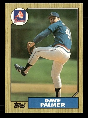 1987 Topps Tiffany GLOSSY #324 Dave Palmer Atlanta Braves - Image 1 of 2