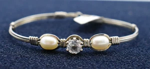 Ronaldo Jewelry Puppy Love Bracelet Sterling Silver - Size Large 7.5" - With Tag - Picture 1 of 8