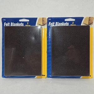 Felt Blankets 2 Pieces Soft Touch 4.5" X 6" Waxman Consumer Group Lot of 2 Packs - Picture 1 of 14