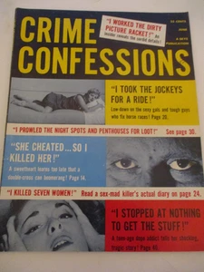Crime Confessions Magazine 1956 - Imagen 1 de 9