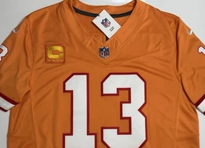 Medium Mike Evans #13 Vapor FUSE Jersey Creamsicle Buccaneers Authentic - Picture 1 of 14