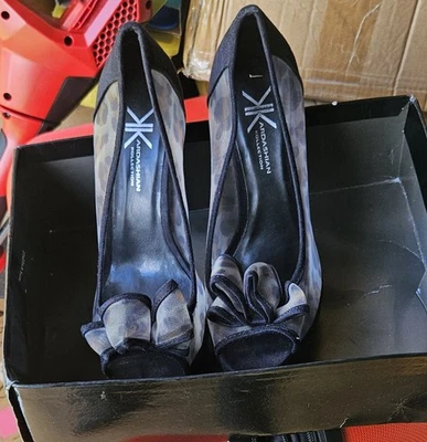 Kardashian Kollection Leopard Heels - Image 1 of 4