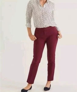 Boden Richmond Pants Deep Wisteria Career Office Straight Leg Size 4R - Picture 1 of 8