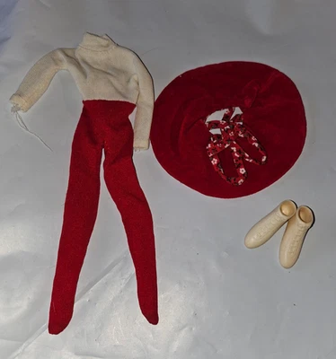 De colección 1964 Mattel SKIPPER OUTFIT #1908 Patinaje Divertido Body Falda Botas Foto 1 de 3