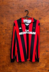 CAMISETA DE FUTBOL LOCAL AC MILAN ITALIA 1989/1990 KAPPA TALLA XL LARGA - Imagen 1 de 8