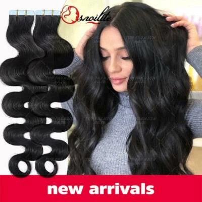 Russian Tape In 9A 100% Remy Human Extensions Hair Skin Weft THICK 100PC Ombre - Image 1 of 4