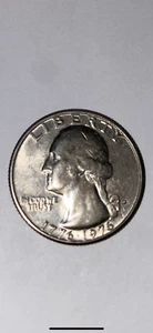 1776-1976 D US Bicentennial Quarter, raro marchio di zecca riempito errore AM - Foto 1 di 2