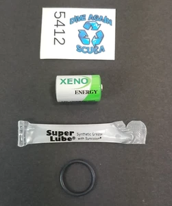 US Divers Scan 5 Battery Kit with O-Ring & Grease for Scuba Dive Computer - Picture 1 of 8