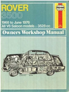 ROVER P6 3500 & 3500S V8 SALOON (1968-76) OWNERS WORKSHOP MANUAL *VGC HARDBACK* - Picture 1 of 1