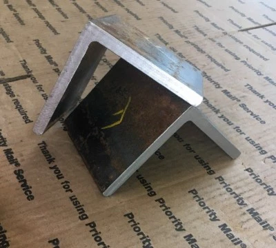 4 x 4 ángulos de acero soportes de refuerzo de alta resistencia soldadura 3/8" de espesor (2) 4" de largo ™ Foto 1 de 4