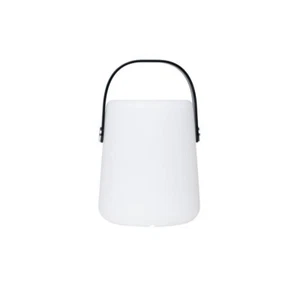 Litecraft Table Lamp Lantern Style Rechargeable Warm White LED - White Clearance - Picture 1 of 3