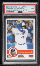 2019 Topps 582 Montgomery Club Set 5 Vladimir Guerrero Jr PSA 9 MINT Rookie RC