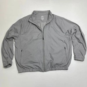 Chaqueta cortavientos Ahead Golf para hombre 2XL gris bolsillos cremallera completa ligera ventilada - Imagen 1 de 15