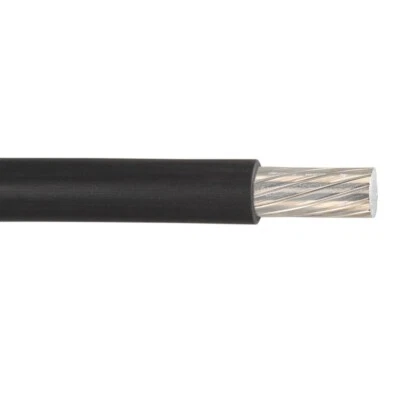 Cable de construcción de aluminio XHHW-2 500' 6 AWG negro 600 V Foto 1 de 4