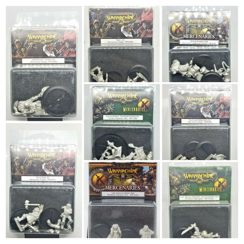 MULT-LISTING WarMachine Mercenaries Faction (Warjack Troops Devil Dogs Risen) - Image 1 of 1