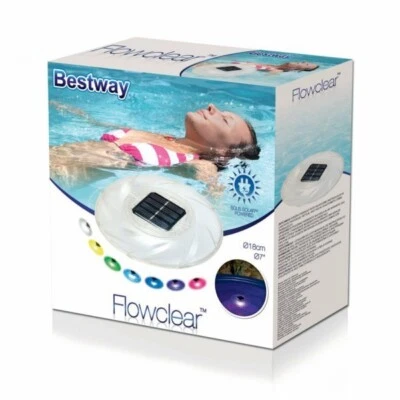 Lampada piscina galleggiante Bestway mod. 58111 solare e luci multicolori a LED - Imagen 1 de 3