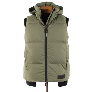 Nobis NWT Oren Full Zip Down Hooded Vest Size M US In Clover Green Polyester - Picture 1 of 20