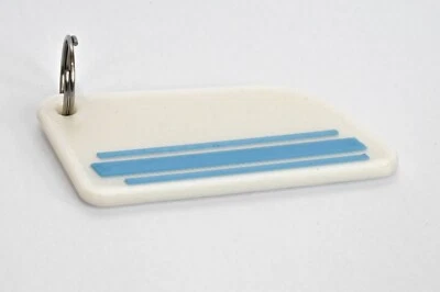 LLAVERO DE SCOOTER VESPA PRIMAVERA ET3 MARCO PEQUEÑO BLANCO/AZUL RAYAS Foto 1 de 3