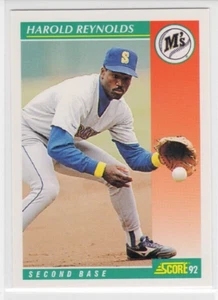Harold Reynolds 1992 Score Baseball Base Common #250 Seattle Mariners - Picture 1 of 1