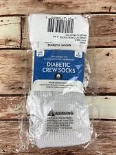 diabetic crew socks size 9 to 11 - 2 pair
