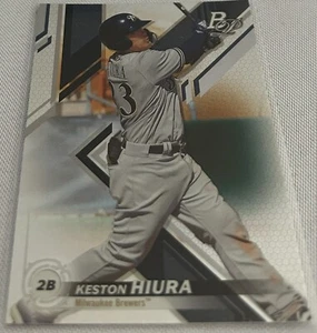 2019 Bowman Platinum Baseball Top Prospects Keston Hiura Milwaukee Brewers TOP86 - Picture 1 of 2