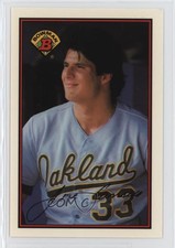 1989 Bowman Collector's Edition (Tiffany) Jose Canseco #201
