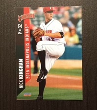 2015 Indianapolis Indians Choice #11 Nick Kingham 