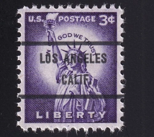 1035c Liberty 3c Bureau Precancel “Los Angeles Calif.” PSS-71 MNH OG - Image 1 of 1