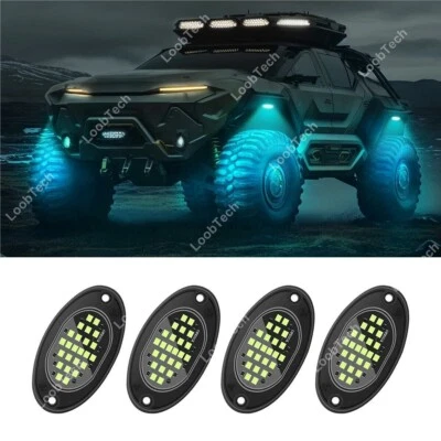 LED Chassis Lights For Pickup Off Road Jeep Underbody Glow Rock Lights-Ice Blue - Image 1 of 4