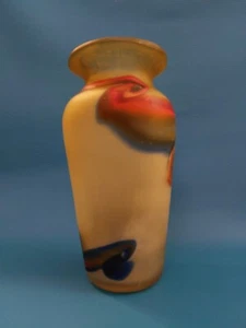 Liberty Art Nouveau Emile Gallè Daum style Museale Vaso Vetro Soffiato Glass - Foto 1 di 18