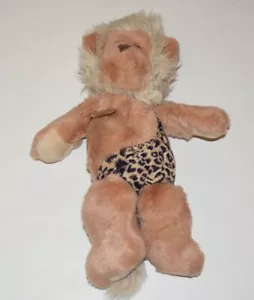 Vintage GUND TARZ Caveman Lion Plush Stuffed Animal 14" - Picture 1 of 6