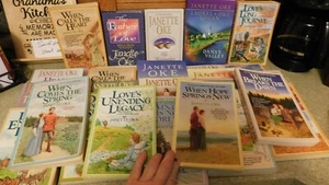 25-644 28 Janette Oke Paperback & Hardcover Books Canadian West Seasons of Heart - Picture 1 of 12