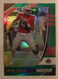 2020 Panini Prizm Draft Picks DWAYNE HASKINS Green Prizm Refractor #42 - Picture 1 of 2